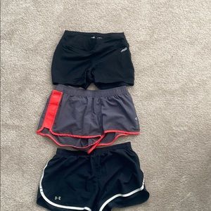 Bundle running shorts size small